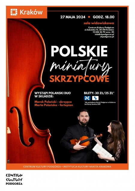 Koncert „Polskie miniatury skrzypcowe” - koncert